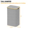 SpaceAid Laundry Hamper with Lid, 110L Large Tall Clothes Basket