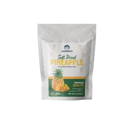 Jimsweets Soft Dried Pineapple, Vietnamese Tropical Fruit, Premium Quality, 8 Ounces