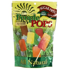 People Pops Pink Lemonade Pops, 12-Pop Bags (Pack of 12)