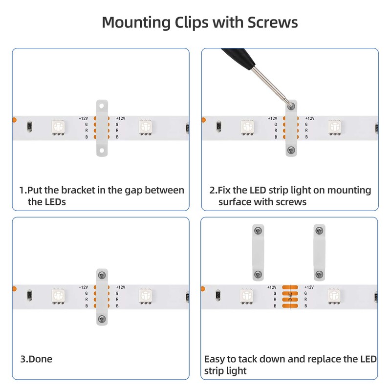 MAOXWY LED Strip Light Connector Kit, Led Strip Accessories Set
