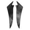 Pair Motorcycle Fuel Tank Side Panel Cover Black Protection Replacement