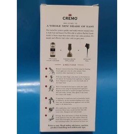 Cremo HAIR & BEARD COLOR N°12  DEEP BLACK No Mix No Mess MULTIPLE USE New in Box