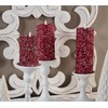 QVC Set of 3 Illuminated Beads & Sequins Pillars by