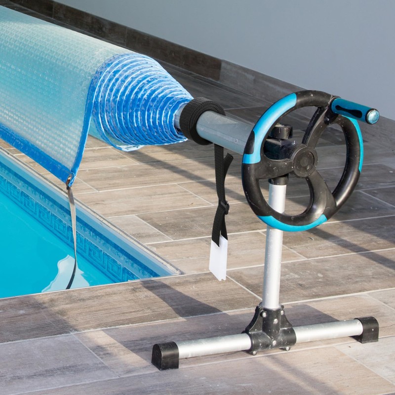 BESPORTBLE Pool Solar Cover Reel Attachment Kit Durable Nylon Straps