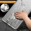 Duscdesp Double Sided Chopping Board,Stainless Steel Chopping Board Plastic Chopping