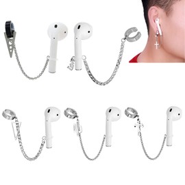 5Pcs Anti-Lost Earrings for Airpods Wireless Bluetooth Earphone Protection Chain Ear Hanging Earrings