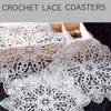 3 PCS Elegant Doyleys,Crocheted Lace Doilies,Round Placemats,Decorative placemats, lace placemats