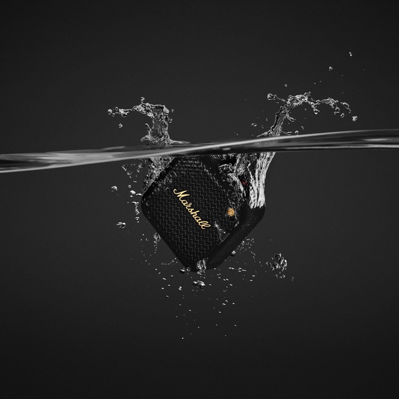 Marshall Willen II Bluetooth Portable Speaker - Black & Brass