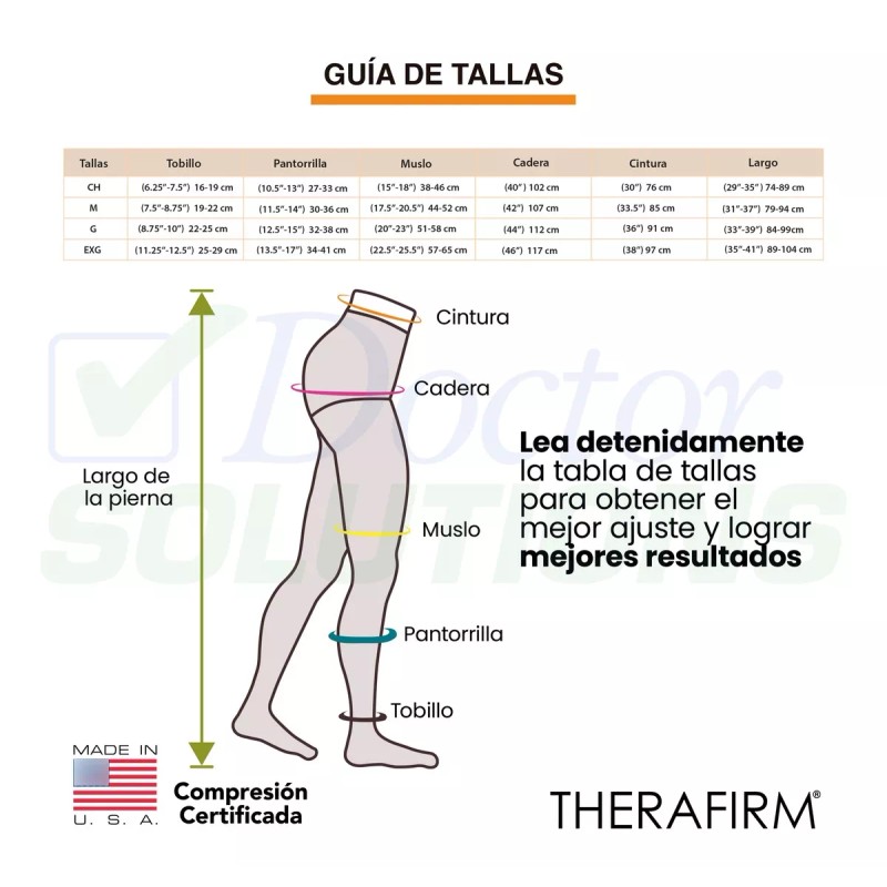 Pantimedia Therafirm De Baja Compresión (10-15 Mmhg) Talla M