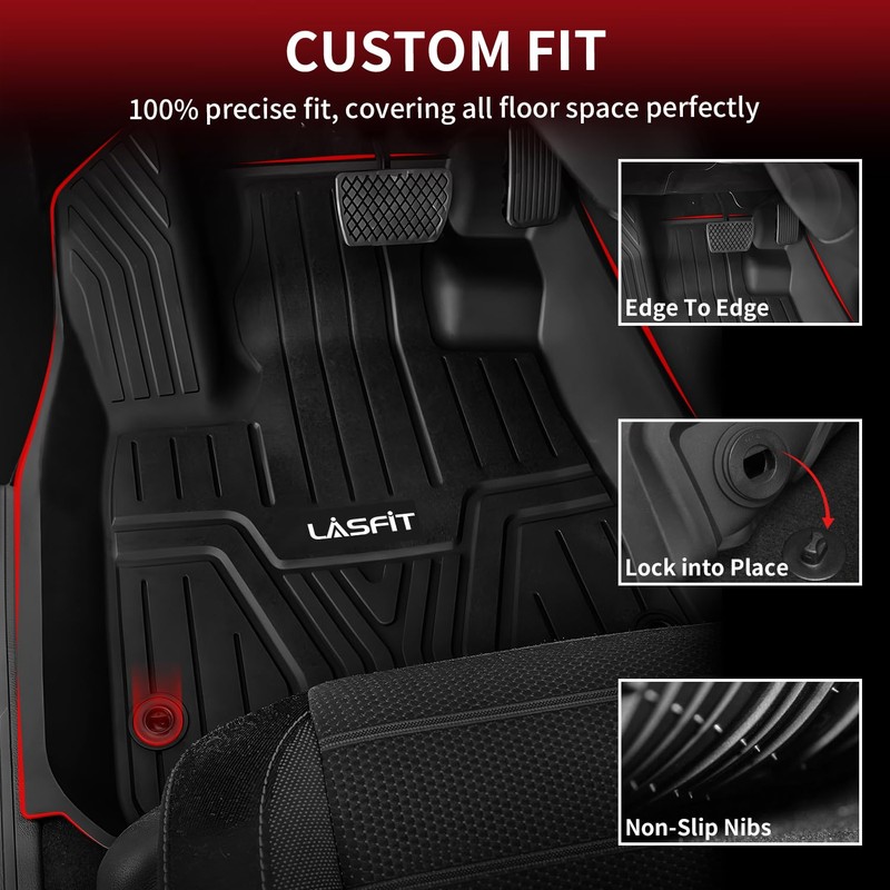 LASFIT Floor Mats for Honda CR-V 2023 2024 2025 2026