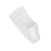 110x55mm 15-60 Degree Horizontal Angle Elbow Rectangular Plastic Ducting Adapter