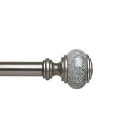 Umbra Marbello Curtain Rod For Window, 36 to 72-Inches, Pewter