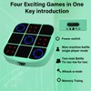 Tic Tac Toe Bolt Game, 4-in-1 Handheld Puzzle Game Console,Electronic