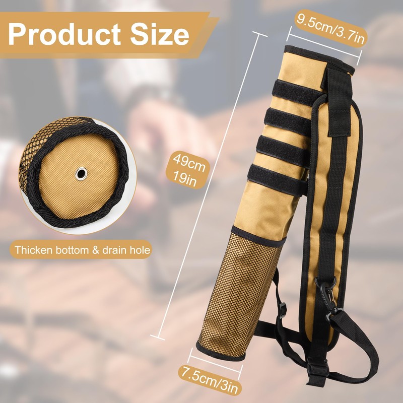 SERfawnCH 2-Pack Adjustable Hip/Back Archery Quiver - Lightweight Foldable Compact