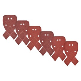 Mouse Sander Pads 10pcs Mouse Palm Sander Detail Pads Sandpaper, Assorted 60/80/120/180/240/320 Grits to Fit Black and Decker