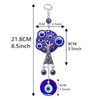 Peili Blue Evil Eye Wall Hanging Pendant Decor, Turkish Nazar