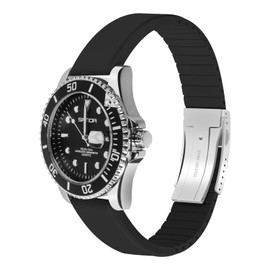 Danxancy FKM Rubber Watch Strap,Cut to Size Quick Release Fluororubber Watch Band with Deployment Clasp 19mm 20mm 21mm 22mm Soft Durable Universal Replacement Band Strap for Men Women