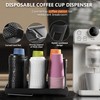 wymulot 6-Slot Paper Cup and Lid Holder, Disposable Coffee Cup