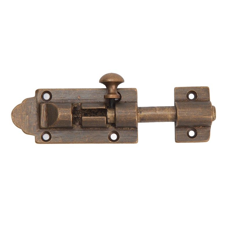 Barrel Bolt Buckle Rust Proof High Hardness Brass Antique Sliding