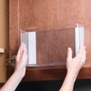 iDesign AFFIXX Plastic Wall Mount Organizer for Kitchen Bathroom, Office,