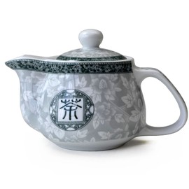 GDLK Porcelain Teapot 500ml With Stainless Steel Filter Tea Pot Chinese Cha Blue and White Tea Set
