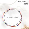 IBXWMNG Tiny Beads Choker Adjustable Beach Necklace Colorful Boho Hawaiian