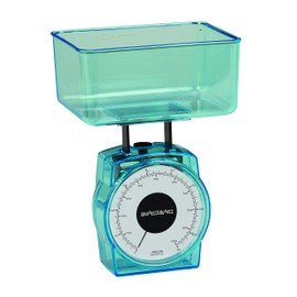 SmartHeart Báscula mecánica de cocina | Medidas precisas con cuenco extraíble | Unidades de medición: libras, oz, g, ml