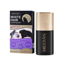 Coffee Hair Touch-Up Pen Root Concealer – Instant White Hair Cover, Natural-Looking, Washes Out Easily (10ml)