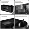 Marbrasse Desk Organiser with 3 Drawers,Multi-Functional Pen Holder,Desk Tidy and