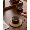 5 OZ Espresso Cups with Handle, Clear Espresso Shot Glass