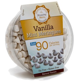 Original Meringue Cookies (Vanilla Minis) â¢ 90 calories per serving, All Natural, Gluten Free, Fat Free, Nut Free, Healthy Snack, Kosher, Parve â¢ by Krunchy Melts