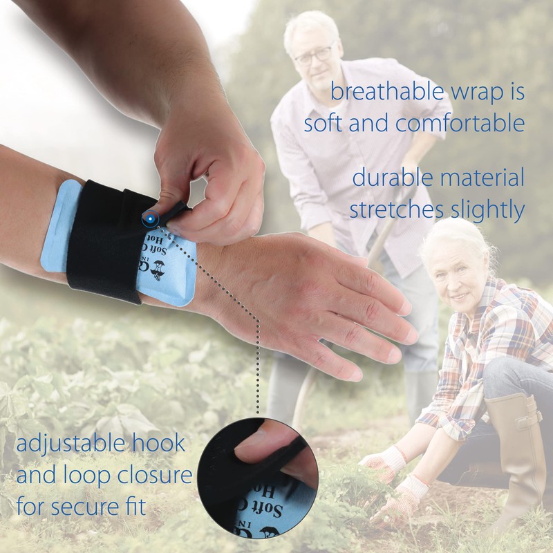 Core Products Core Wrap, Compression Therapy Wrap, Black - 2.5"