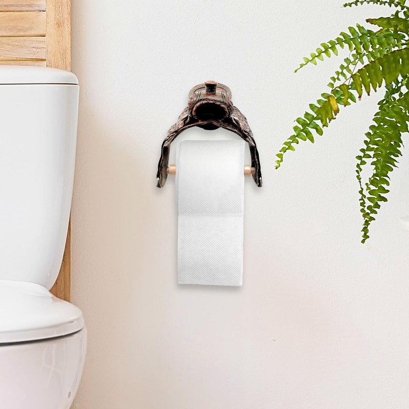 Western Style Saddle Design Toilet Paper Holder – Decorative Rustic