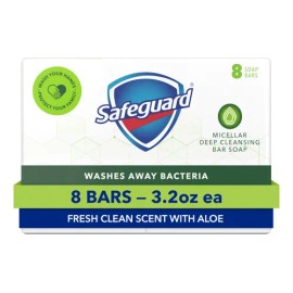 Barra De Baño Soap Safeguard Con Aroma Fresco Y Limpio Con A