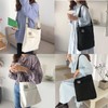 FineGood A4 Large Capacity Shoulder Tote, Canvas, Shoulder Bag, Handbag,