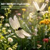 12 Pack 3D Dragonfly Clips - Realistic Garden Decorations