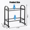 3D Printer Filament Storage Rack，2 Tiers Metal Filament Rack,Holds 12