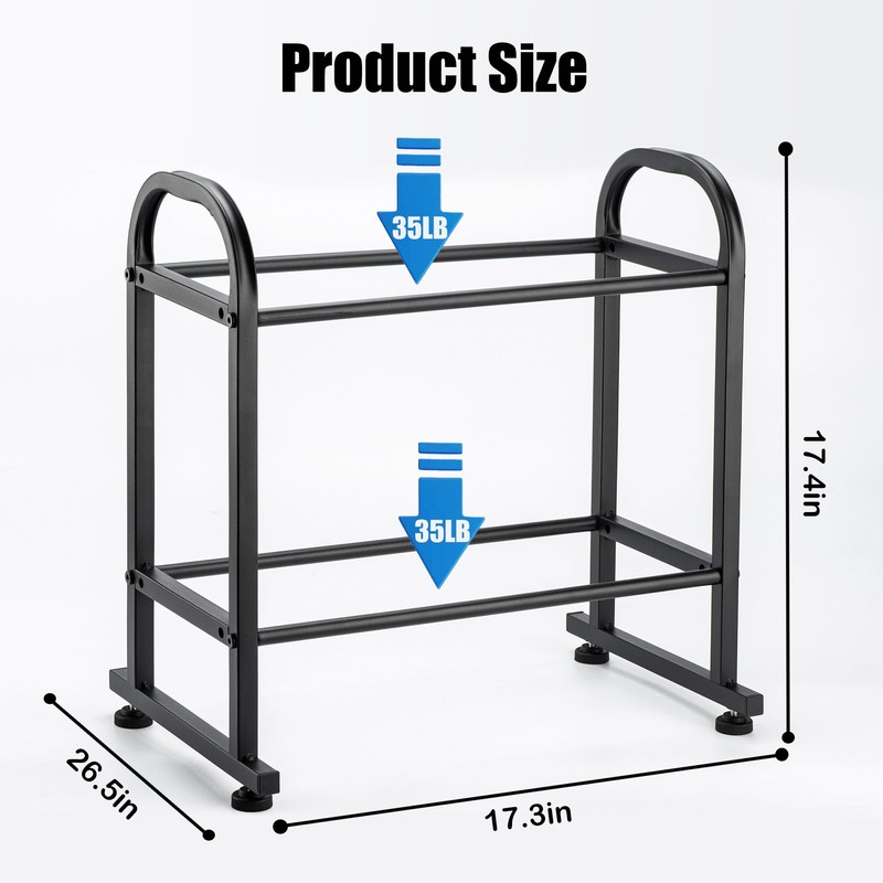 3D Printer Filament Storage Rack，2 Tiers Metal Filament Rack,Holds 12