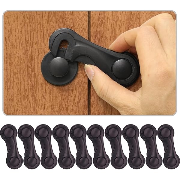Cabinet Locks Baby Proofing, Childproof Cabinet Locks 10 Pack with