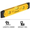 Firecore 3pcs Magnetic Torpedo Level, 9-Inch Shockproof Toolbox Level with