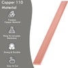 Copper 110 Flat Bar 1/4" x 1" x 12" Long,