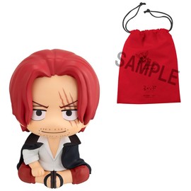 Megahouse, Lookup Shanks One Piece Figure (with Gift), 11 cm, MH839542, Multicoloured, Collectable Figure, Ideal Gift for Anime Fans One Piece