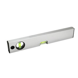 SK11 SABL30 Aluminum Box Level, 11.8 inches (300 mm), No Magnet, The Bottom is Flat so it Can Be Worn Leveling of Dirt Spaces, Made in Japan