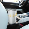 Treadmill Heartbeat Stainless Steel Insulated Tumbler