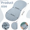 Hhahafelt 3 Pcs Changing Pad Liners Fits in Peanut Shape