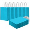qiqee 24PCS Small Gift Bag with Handles Bulk 8.3x6 x3Inch