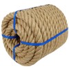 1-1/2 Inch Natural Jute Rope, 100 Feet Thick Hemp Rope,