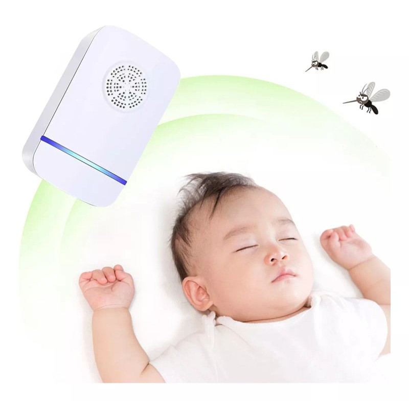 Universal Repelente Ultrasónico Eléctrico Para Mosquitos, 6 Piezas