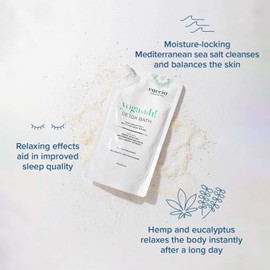 Cuccio Somatology Yogahhh! Detox Bath - Post Workout Relaxing Body Soak - Vegan Formula - Epsom Salts, Goji Berries, Eucalyptus, Greek Mastiha - 16 oz