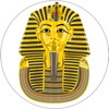 Pharaoh - 3 Inch Circle Sticker 3" x 3" -